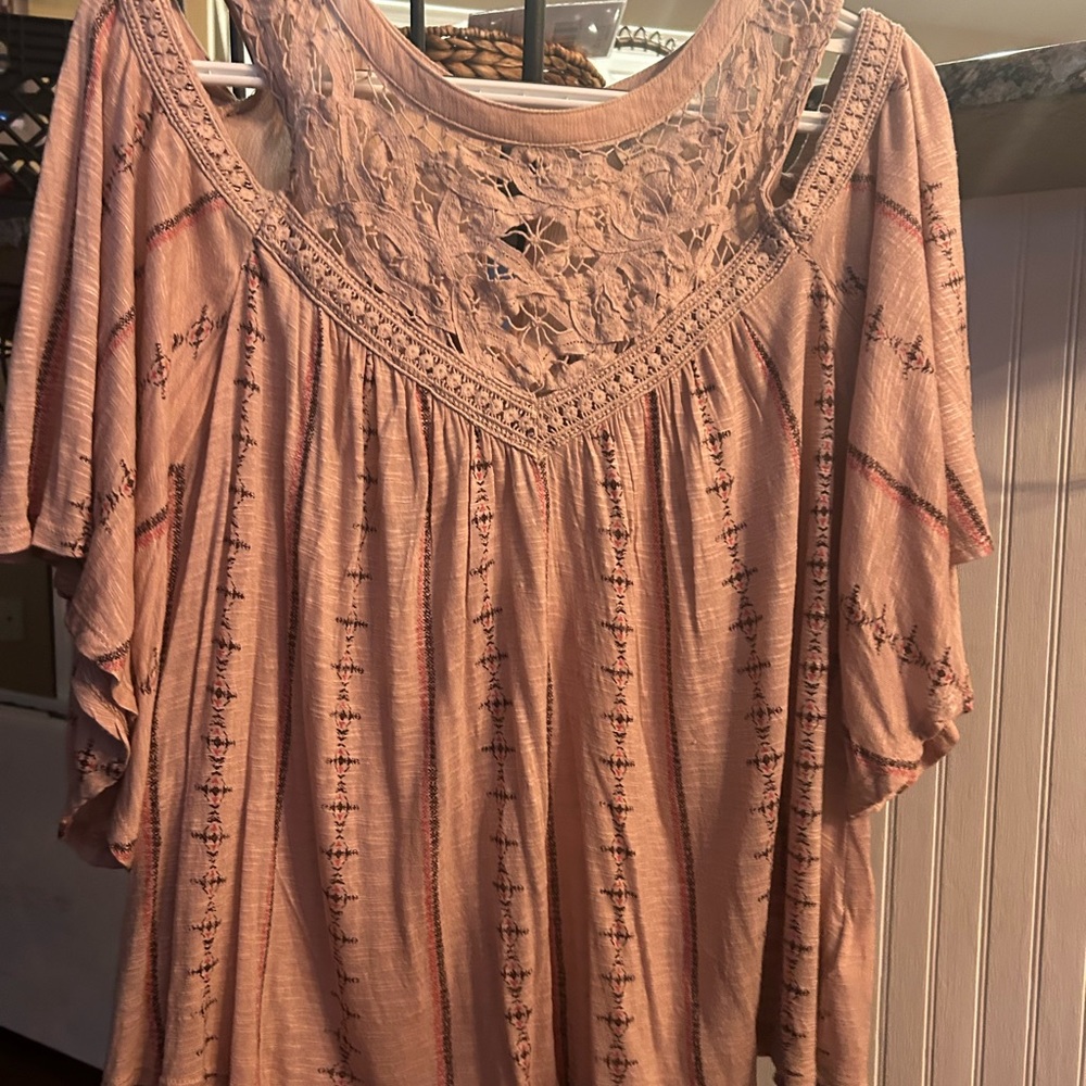 Small, Vintage America Boho blouse